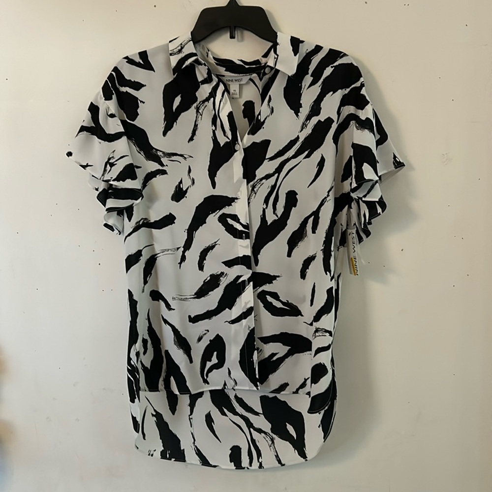 Nine West button down blouse